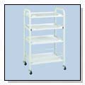 06D Beauty Trolley (4 Tiers, With One Movable Tier)